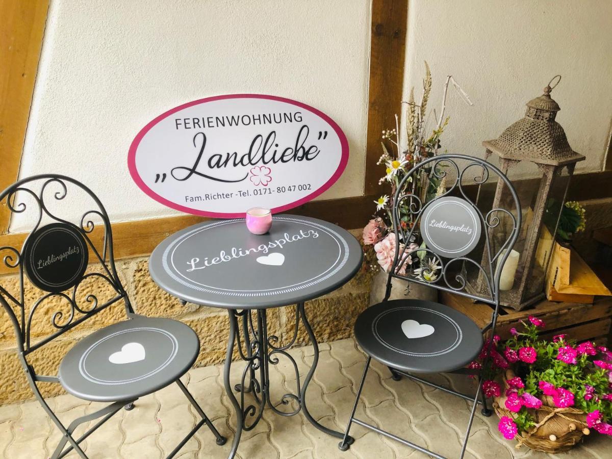 Ferienwohnung Landliebe 루돌슈타트 외부 사진